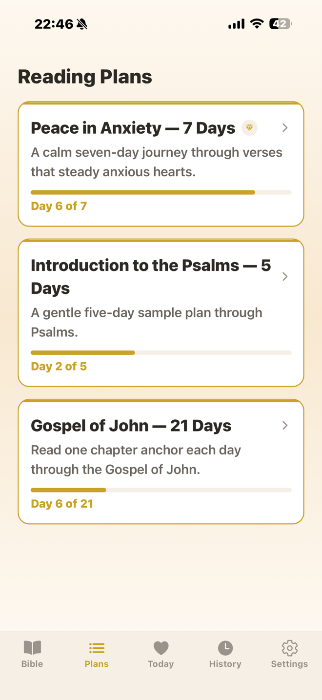 Reading Plans catalog